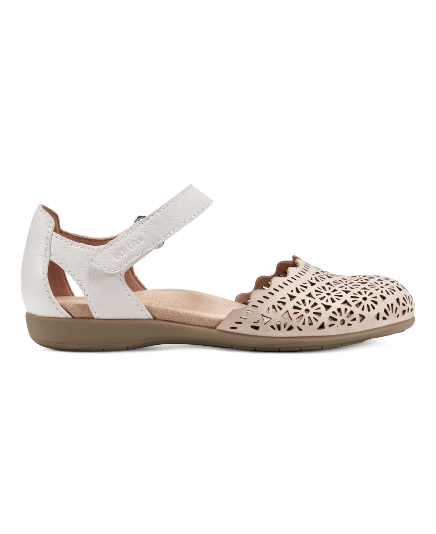 Women's Bronnie Perforated Two-Piece Flat Sandals