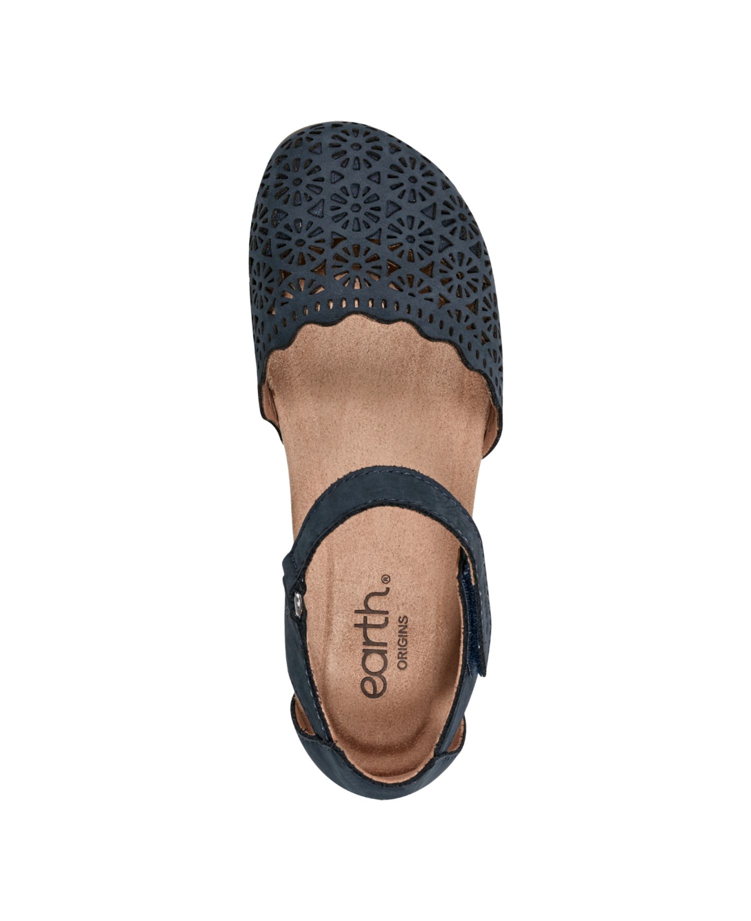 Women's Bronnie Perforated Two-Piece Flat Sandals