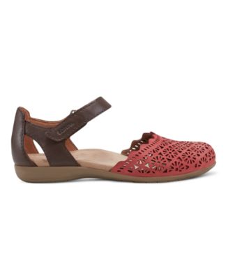 Women's Bronnie Perforated Two-Piece Flat Sandals