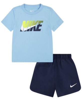 Nike Toddler Boys T-shirt and Woven Shorts, 2 Piece Set - Macy's