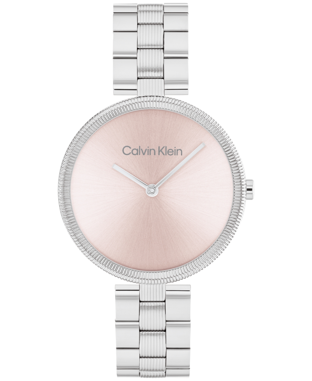 Calvin Klein Women's Gleam Silver-tone Stainless Steel Bracelet Watch 32mm