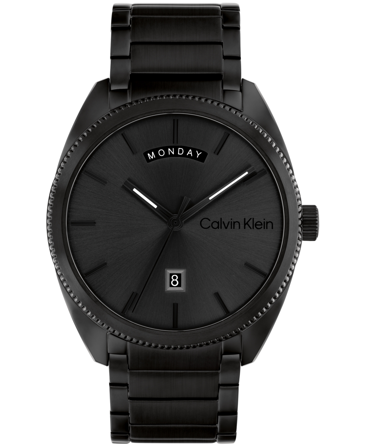 Calvin Klein Men's Progress Black Stainless Steel Bracelet Watch 42mm