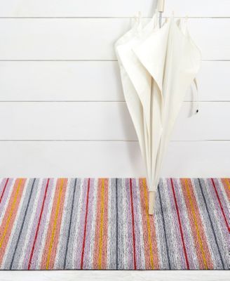 Ribbon Stripe Shag Utility Mat 24" x 36"