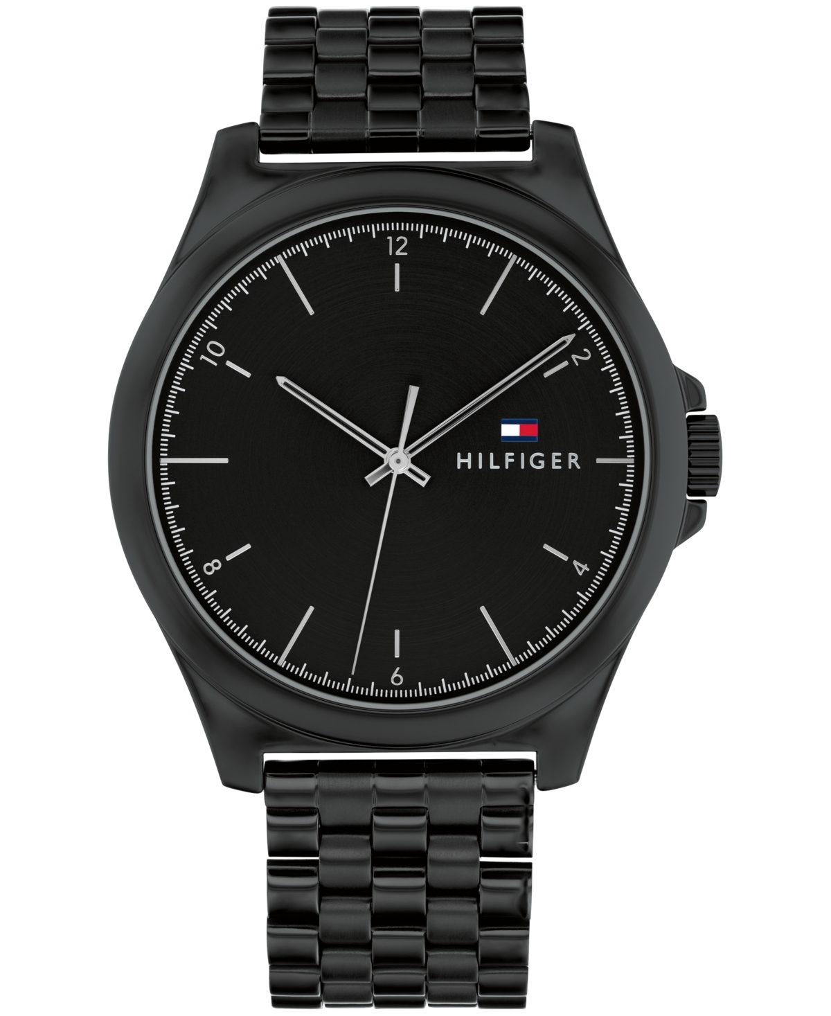 Tommy Hilfiger Men's Quartz Black Stainless Steel Watch 42mm