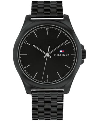 Tommy Hilfiger Men's Black-Tone Stainless store Watch