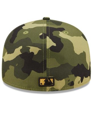 Men's Camo Chicago White Sox 2022 Armed Forces Day On-Field 59FIFTY Fitted Hat