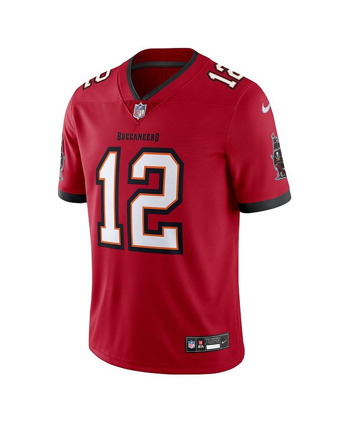 Nike Men's Tom Brady Red Tampa Bay Buccaneers Vapor Untouchable Limited ...