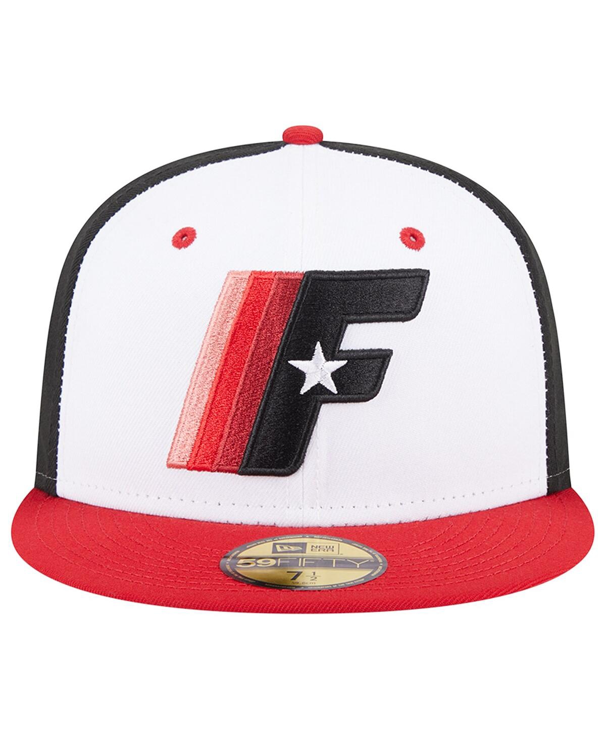 Men's New EraFayetteville Woodpeckers Theme Nights 1970s 59FIFTY Fitted Hat - White