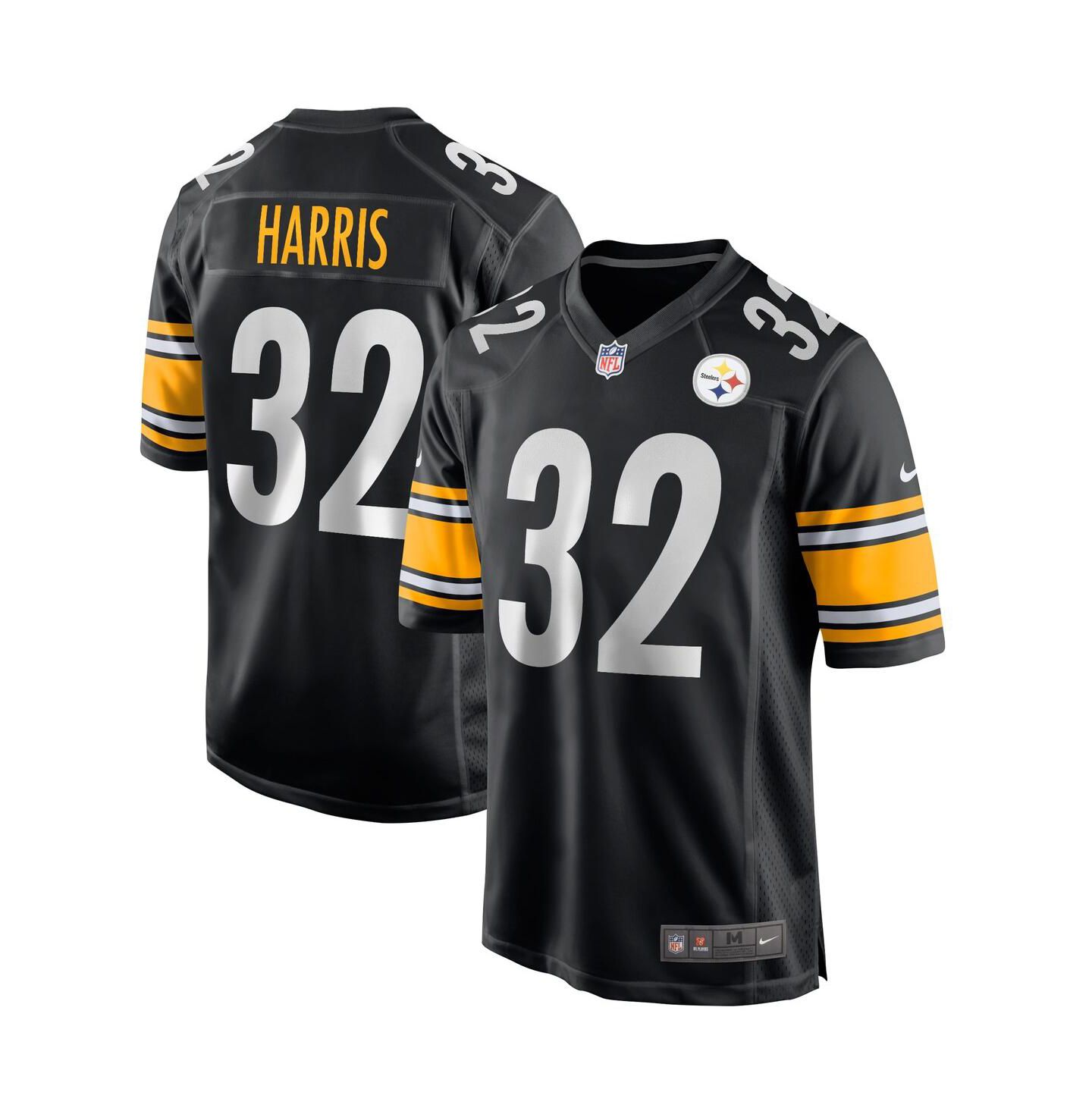 Мужское джерси Nike Men's Franco Harris Pittsburgh Steelers Game RetiPlayer Jersey, цвет: Чёрный — фото 1
