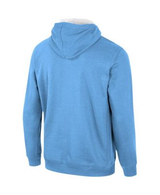 Men's Light Blue Columbia University Team Half-Zip Pullover Hoodie