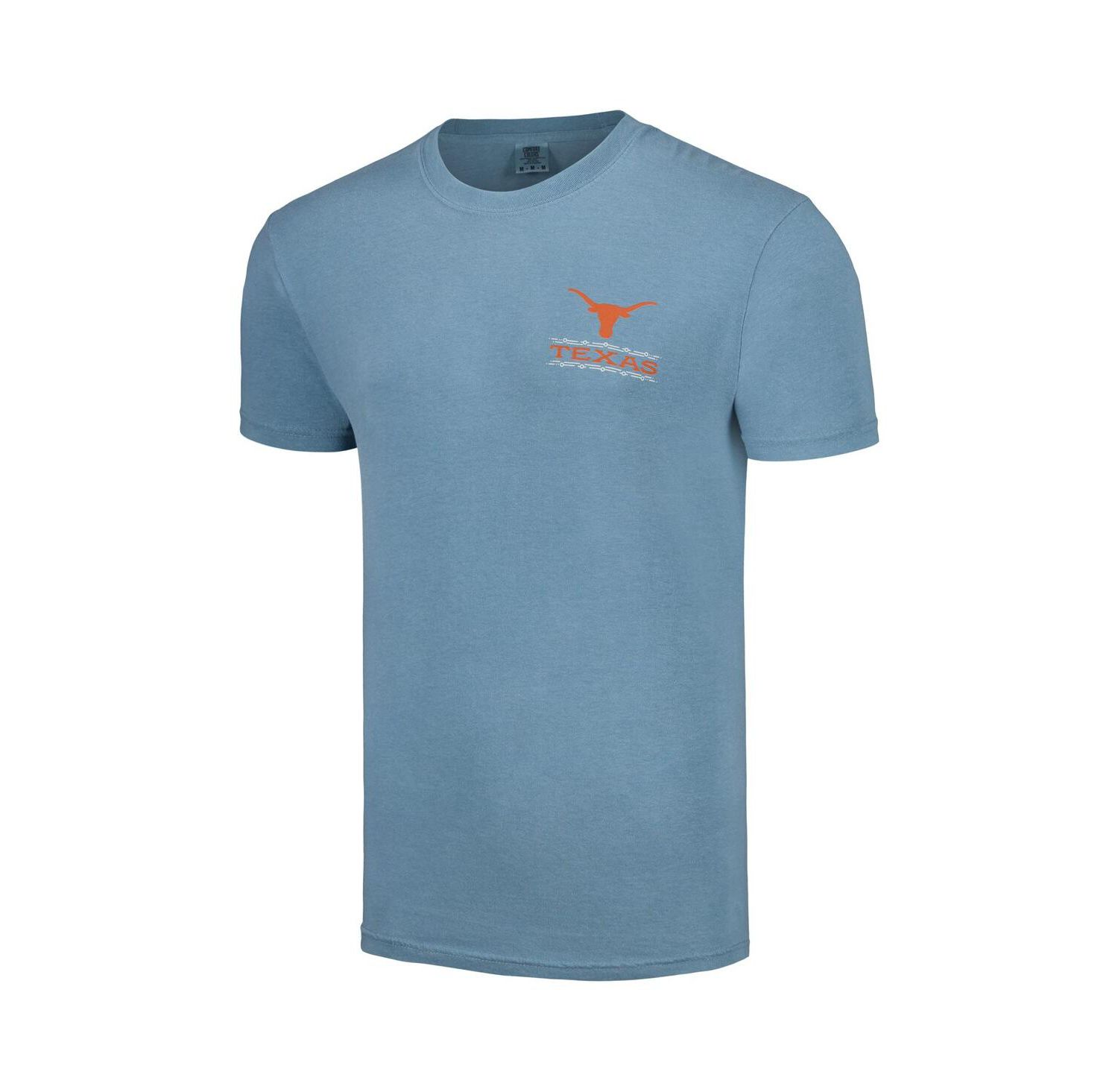 Men's Light Blue Texas Longhorns State Scenery T-shirt