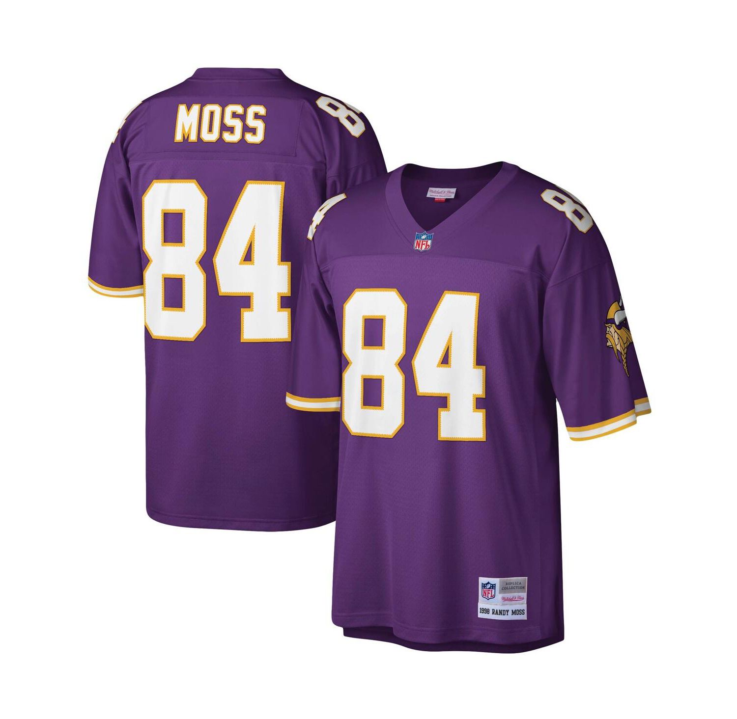Men's Randy Moss Purple Minnesota Vikings Legacy Replica Jersey