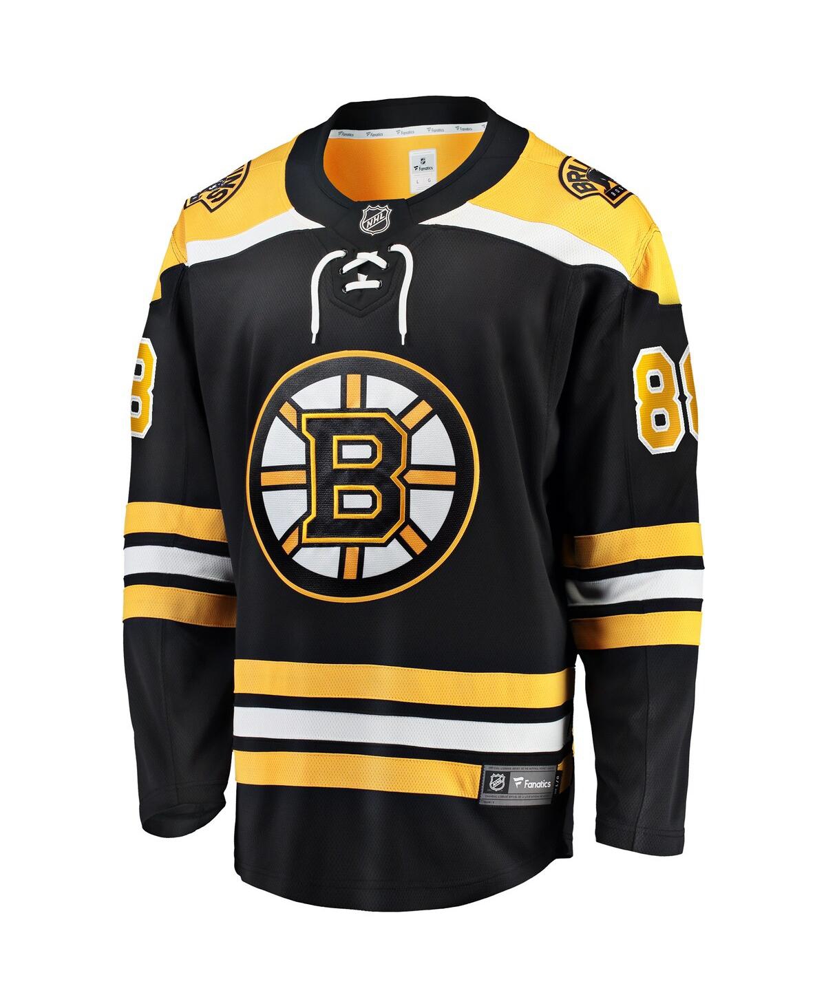 Men's Fanatics David PastrnakBoston Bruins Home Breakaway Jersey - Black