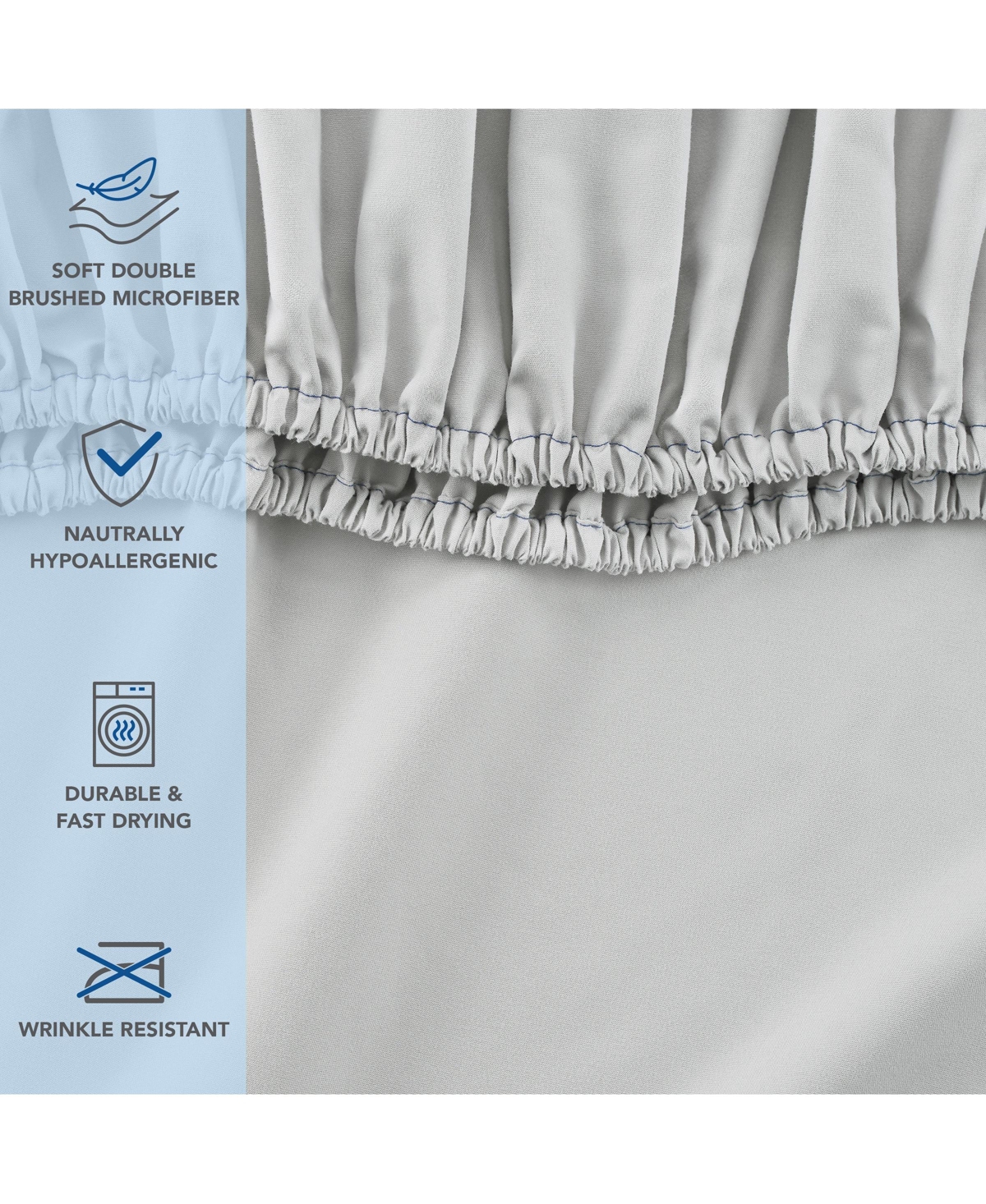Host & Home Bulk Fitted Microfiber Sheets