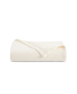 Host & Home 100% Cotton Basketweave Throw, 50" x 70"