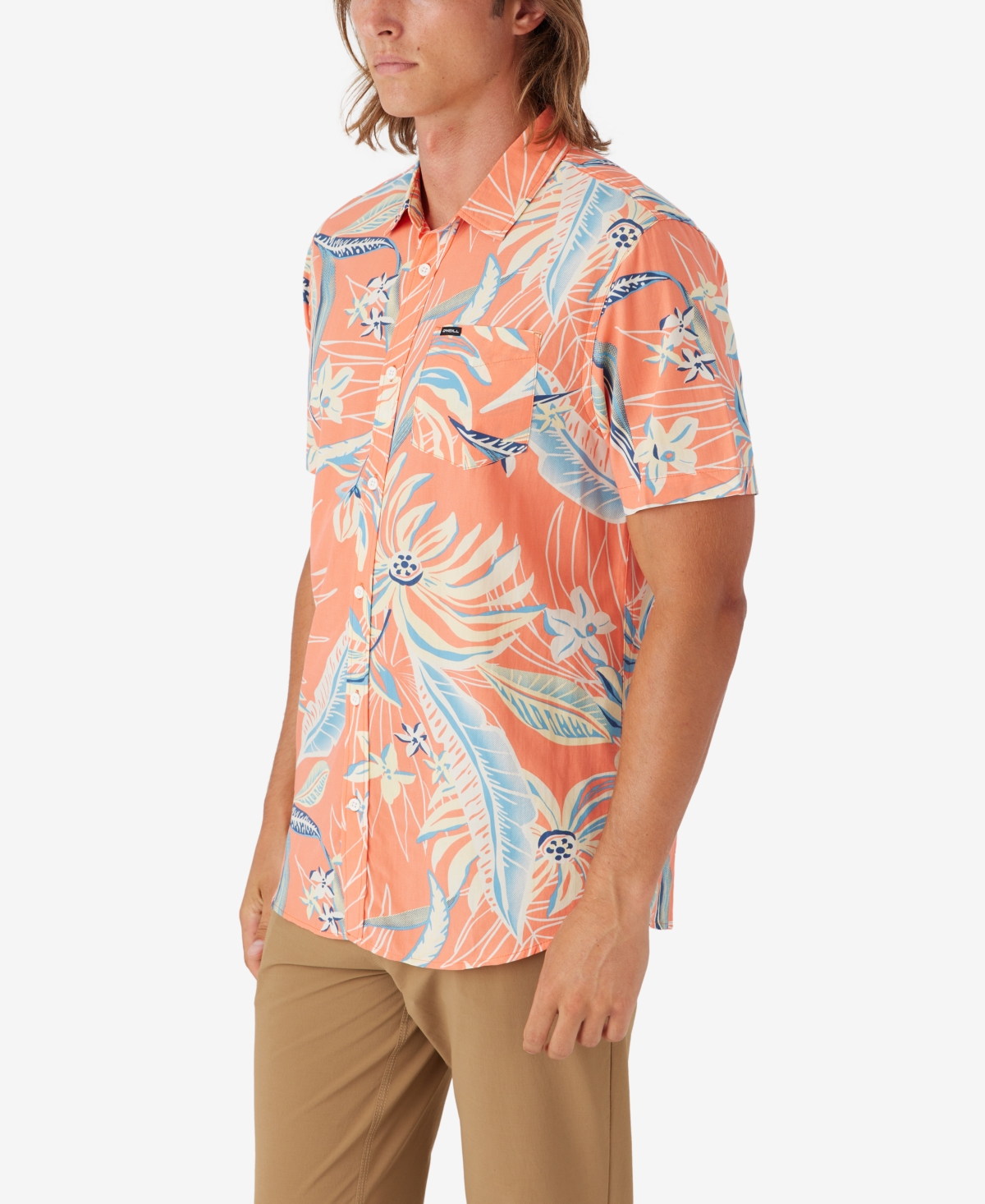O'Neill Men's Oasis Eco Short Sleeve Standard Shirt