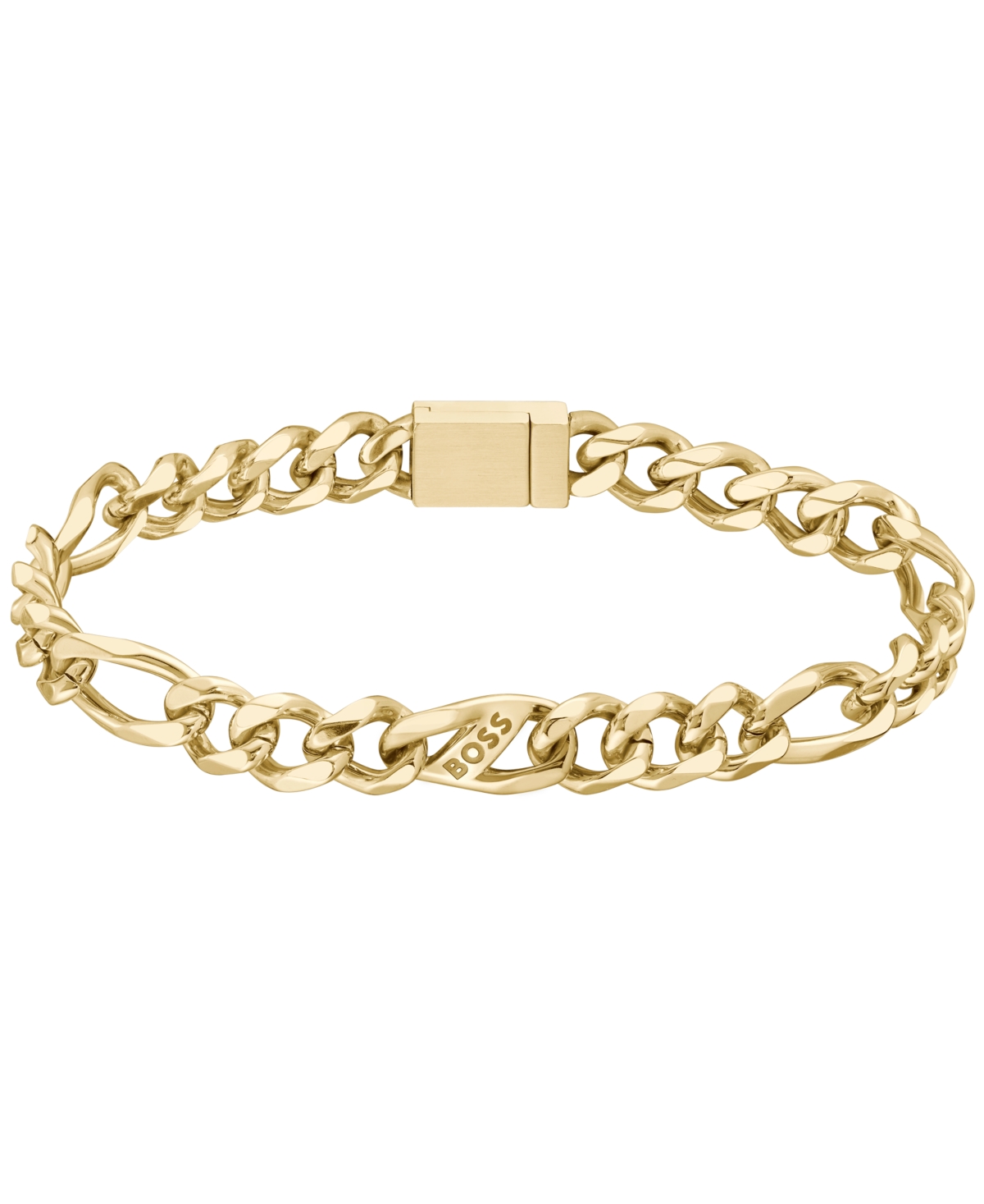 Men's Rian Ionic Plated Thin Gold-Tone Steel Bracelet - Gold