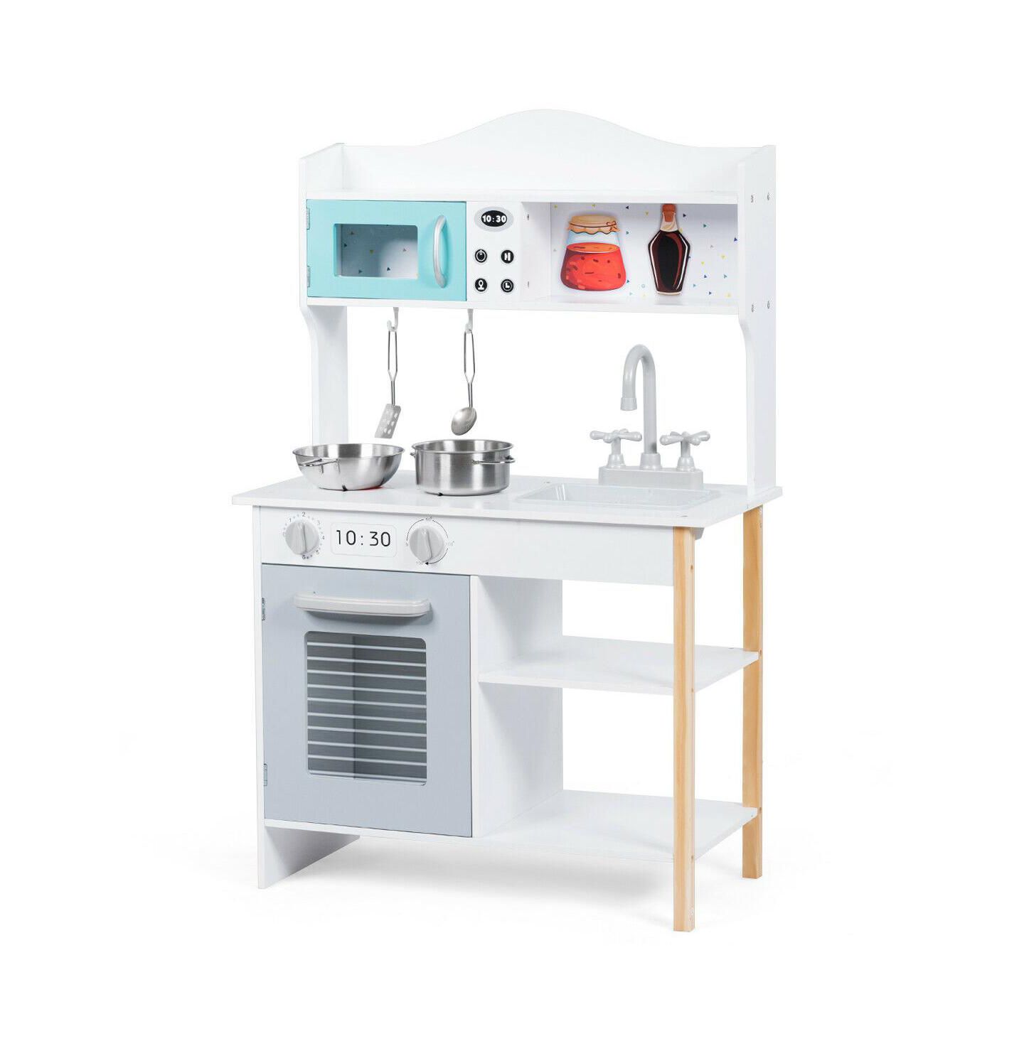 Детский игровой набор SUGIFT Wooden Pretend Kitchen Playset, Ages 3+ — фото 1