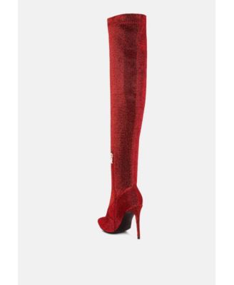 Women's Tigerlily Knitted Stiletto Long Boots
