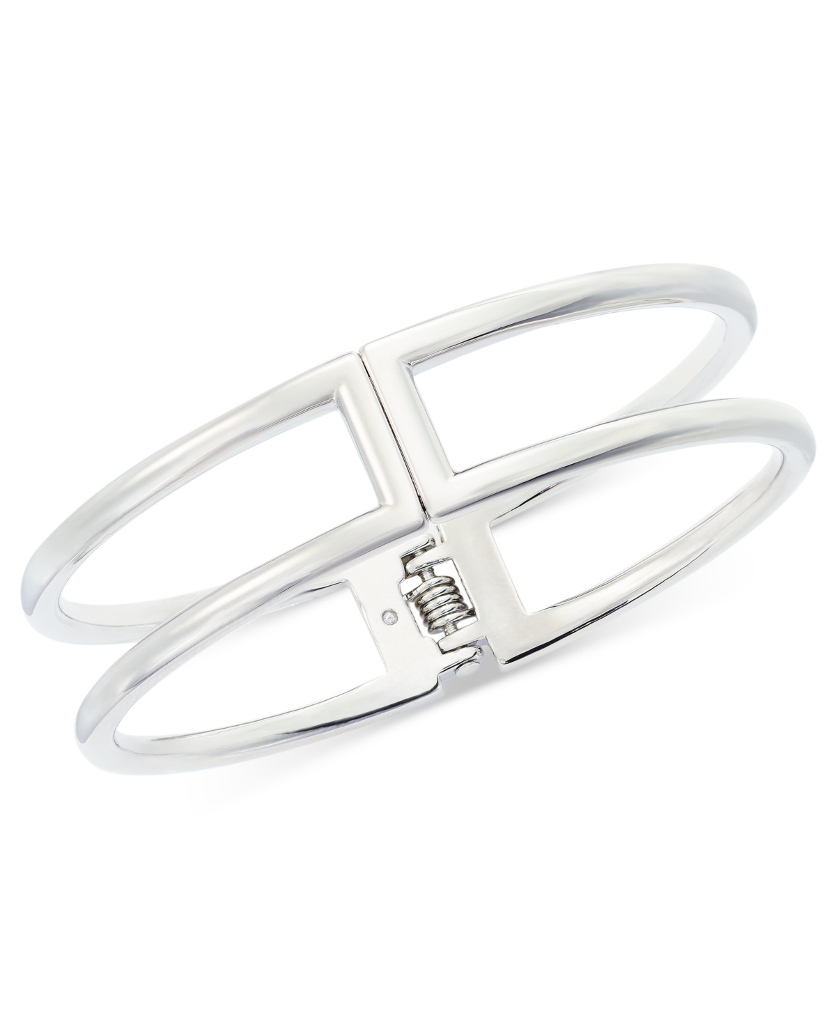 Silver-Tone Double-Row Bangle Bracelet, Created for Macy's - Silver