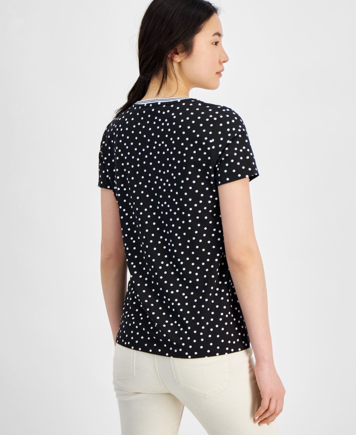 Tommy Hilfiger Women's Printed Short-Sleeve Tee