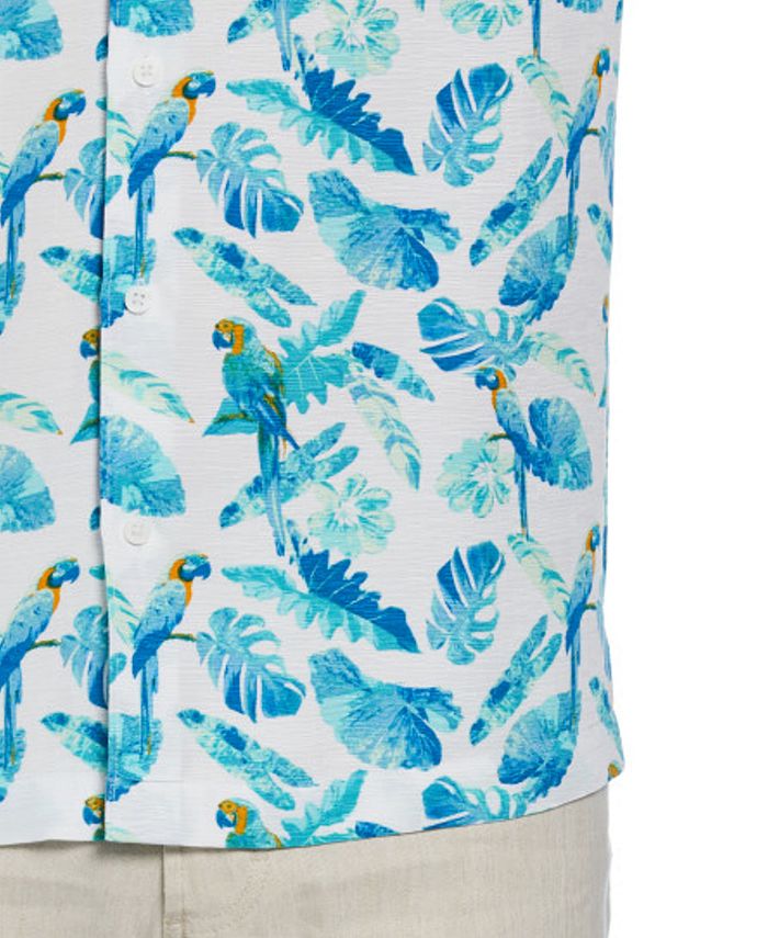 Tropical Parrot Print Shirt & Pant Set