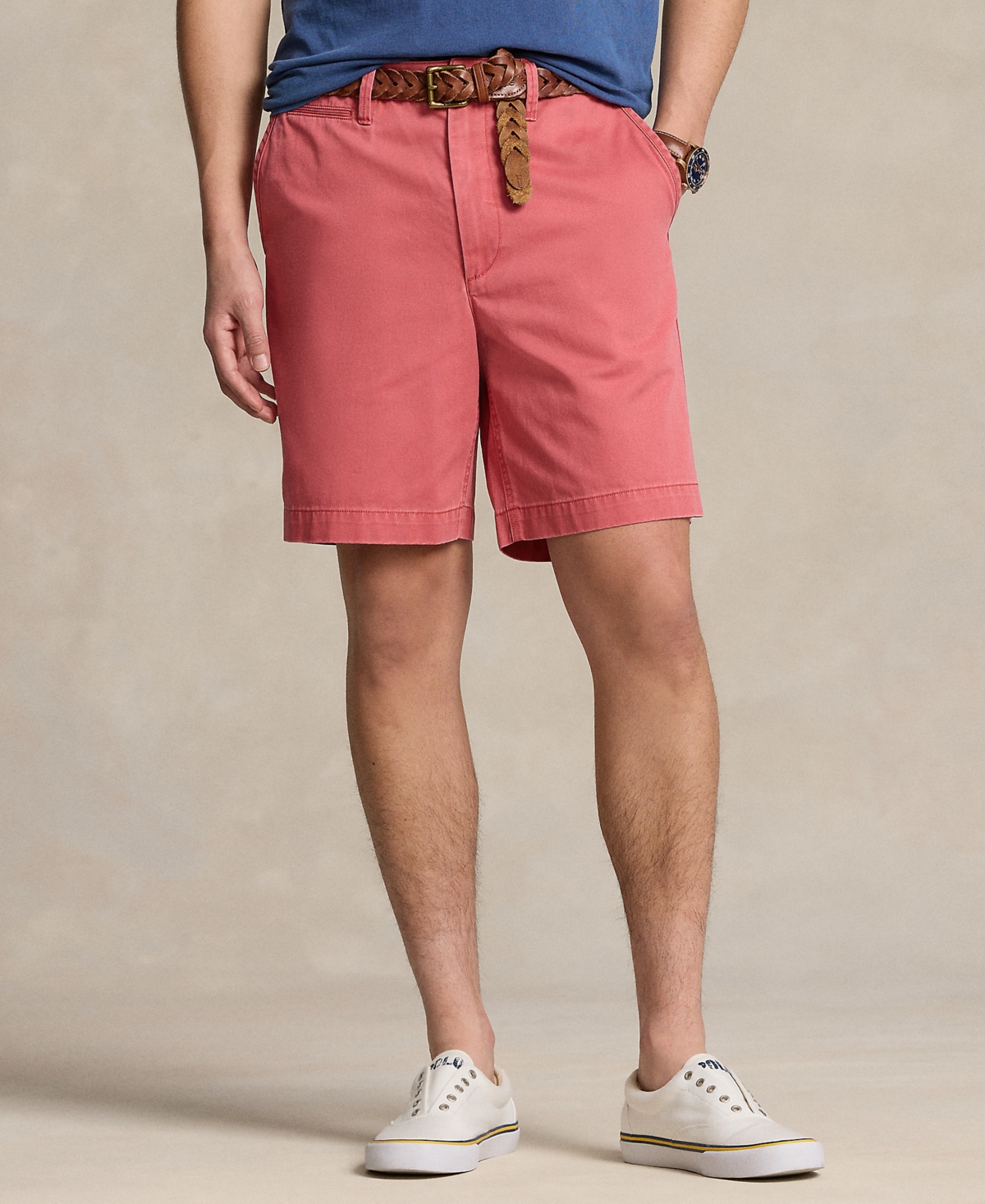 Shop Polo Ralph Lauren Men's 8-inch Relaxed Fit Chino Shorts In Nantucket Red