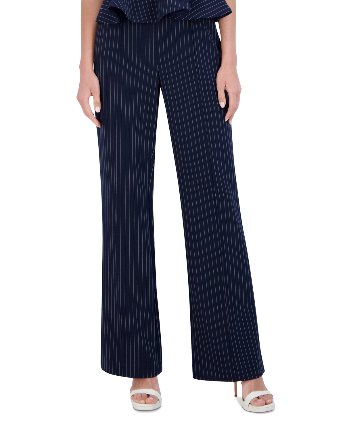 Shop Bcbg New York Women's Pinstripe Trousers