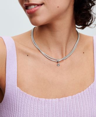 Rose in Bloom Dangle Charm in Sterling Silver