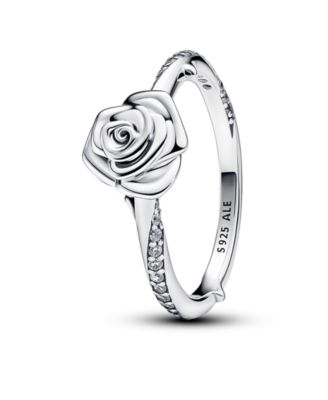 Rose Bloom Ring in Sterling Silver