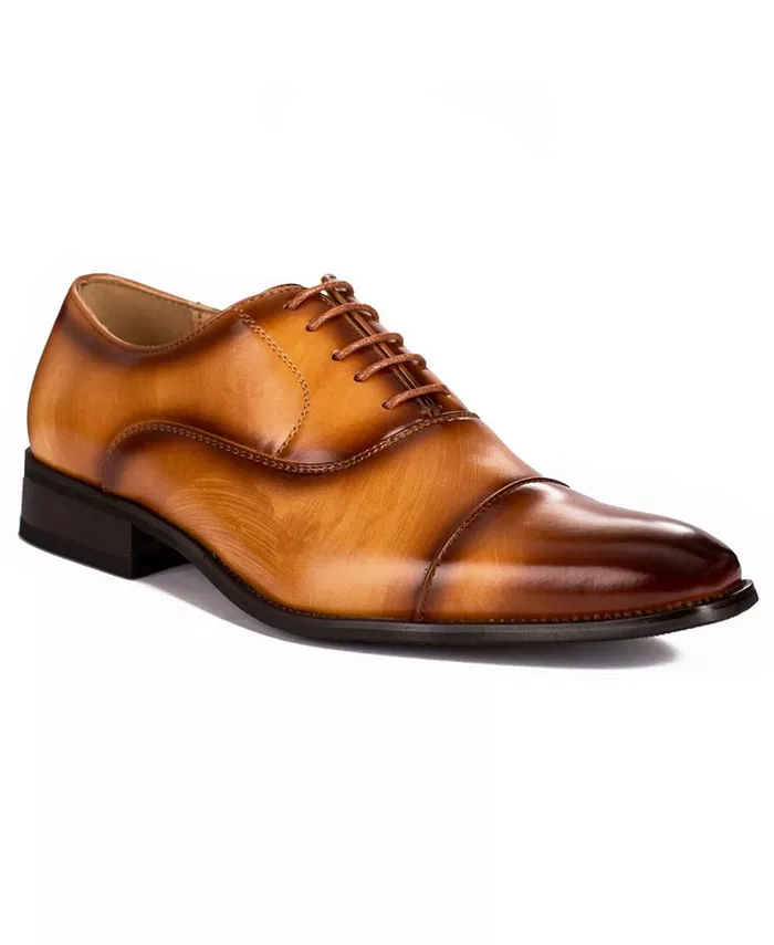 Lace-up Cap Toe Dress Oxfords Shoes - thumbnail 5