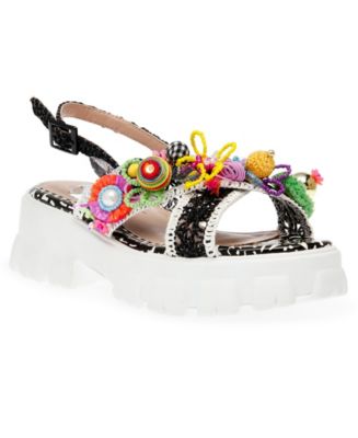 BETSEY JOHNSON*花*クリスタル*ビーズ*エレガント*パンプス BETSEY JOHNSON*花*クリスタル*ビーズ*エレガント*パンプス