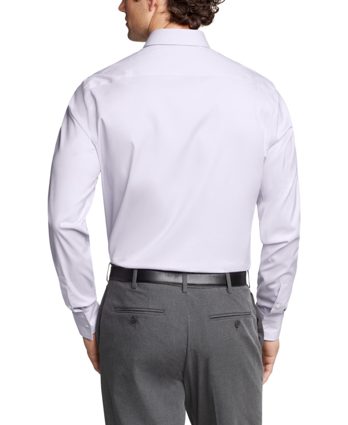 Calvin Klein Men's Refined Cotton Stretch Regular Fit Dress Shirt