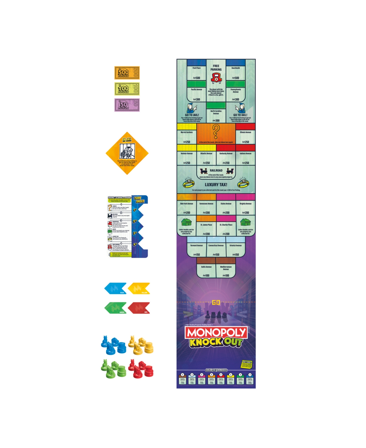 Monopoly Knockout Board Game In No Color