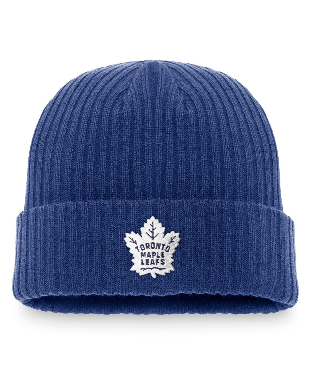 Shop Fanatics Men's  Blue Toronto Maple Leafs 2023 Nhl Global Series Sweden Cuffed Knit Hat