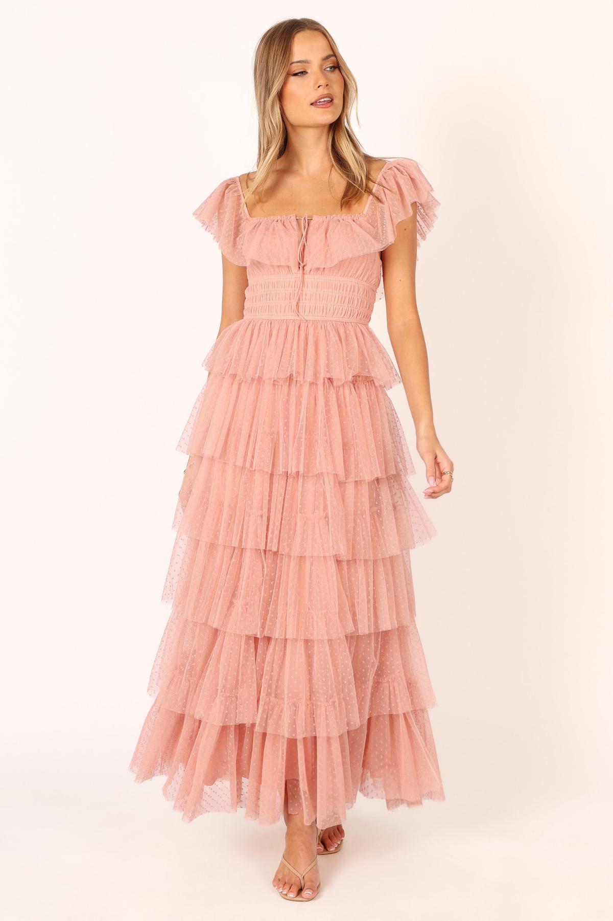 Belle Maxi Women's Dress - Blush