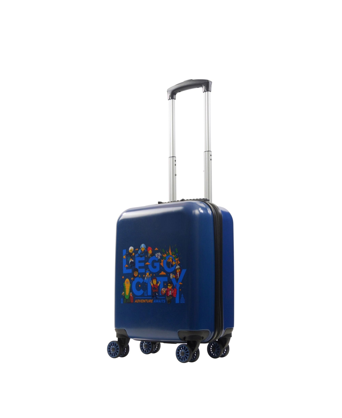 Shop Ful Lego Play Date Lego City Awaits 18" Kids Carry-on Luggage In Navy