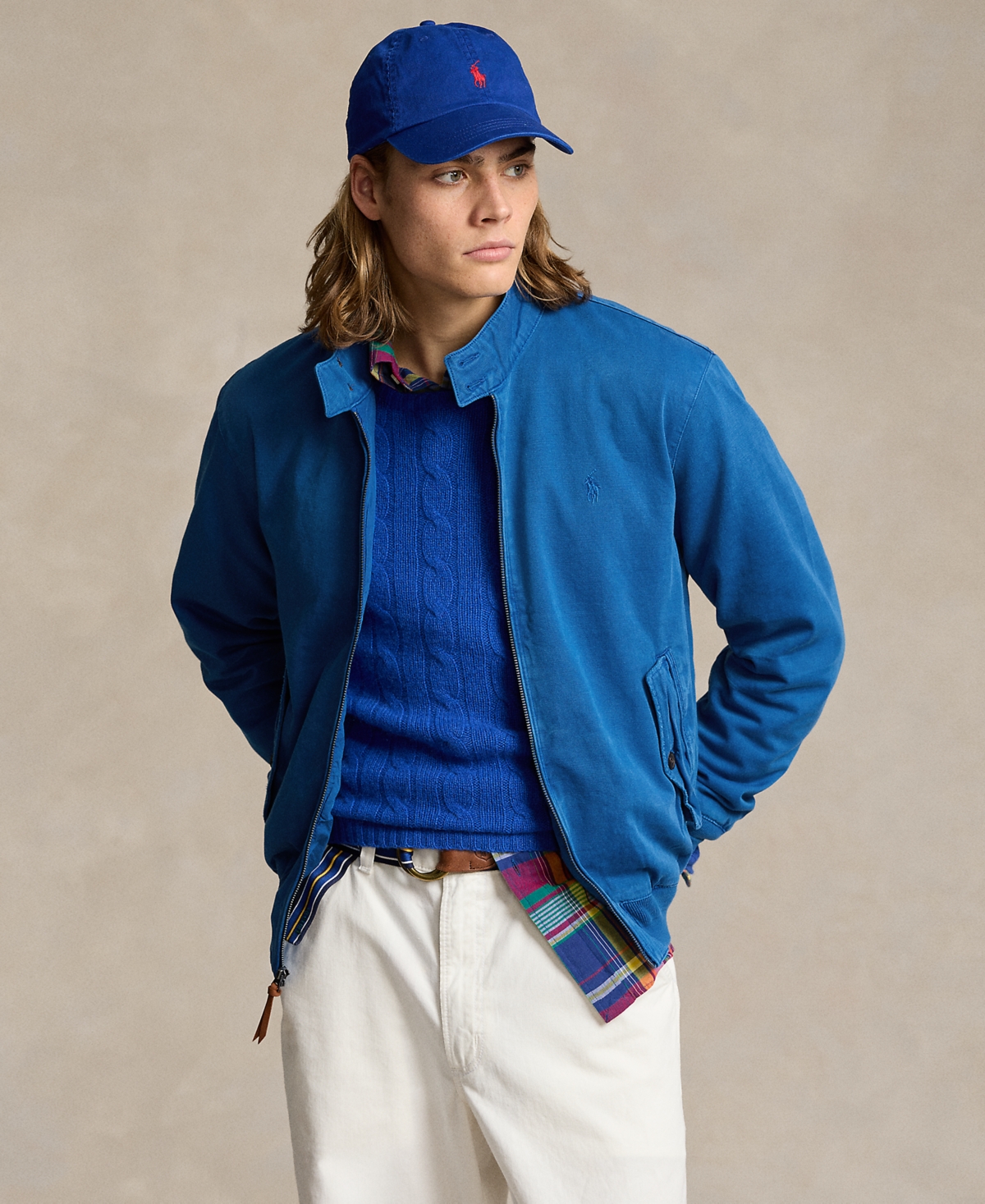 Shop Polo Ralph Lauren Men's Twill Jacket In Heritage Blue