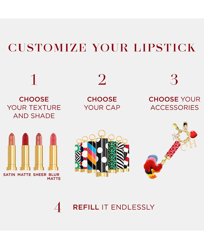 Carolina Herrera Fabulous Kiss Satin Lipstick Refill Created For Macys Macys 