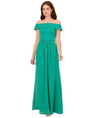 Adrianna Papell Tiered Chiffon Dress