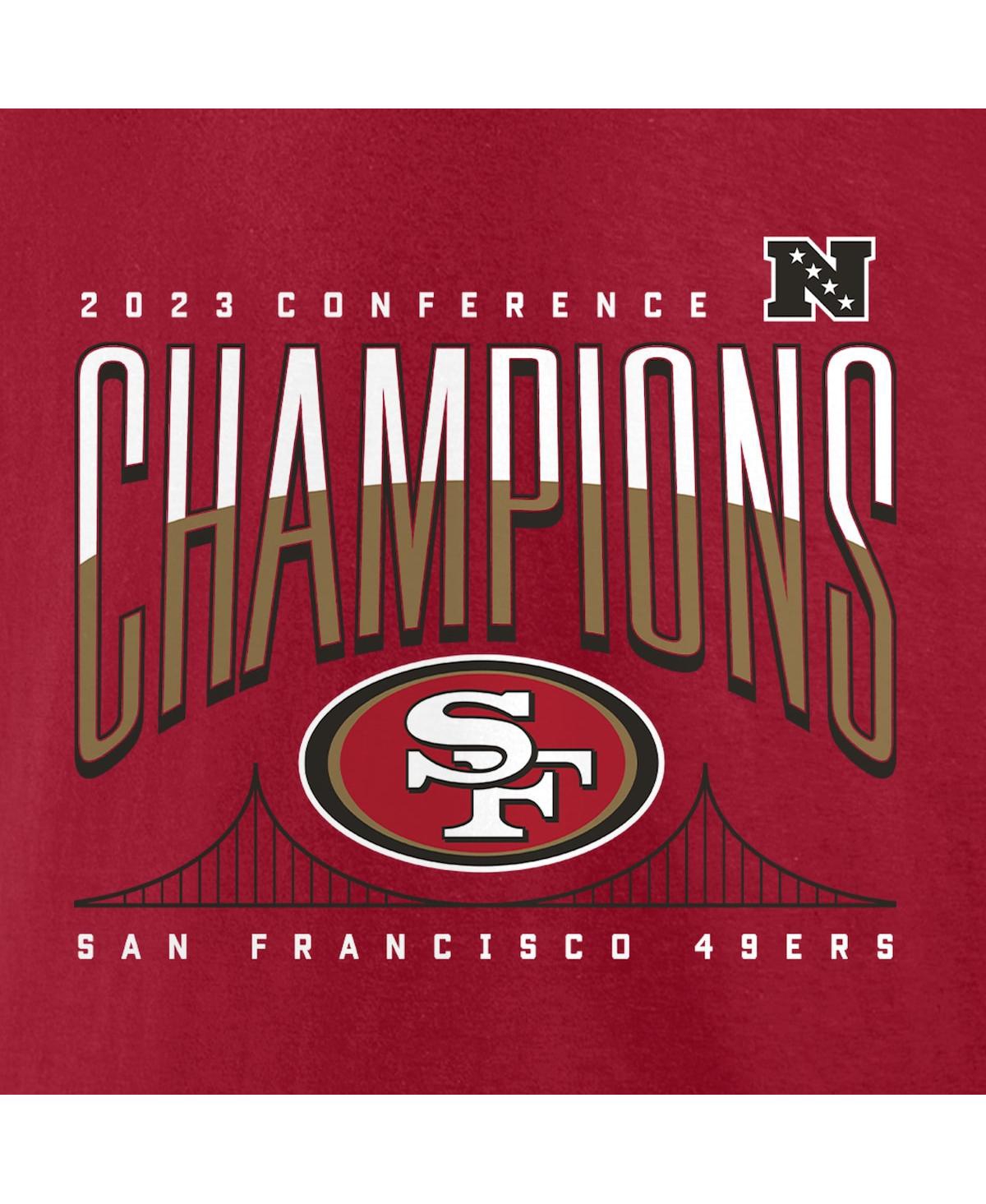 Fanatics Branded  Scarlet San Francisco 49ers Between The Pylons Pullover Hoodie In Scarlet