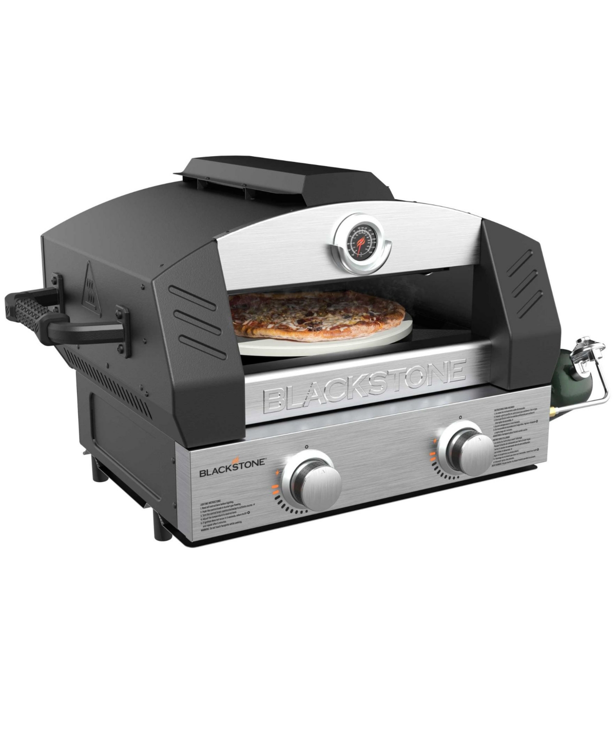 Blackstone Portable Pizza Oven With 15" Cordierite Stone 6964 In Black