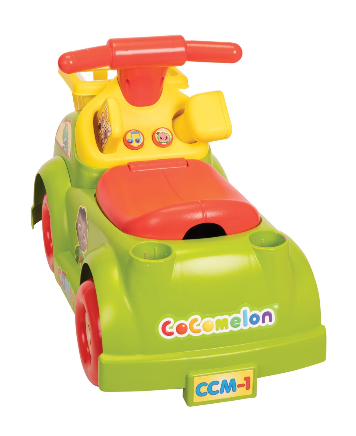 CoComelon Healthy Habits Kids' Ride-On with Sound, Songs, Lights and Bonus Toys