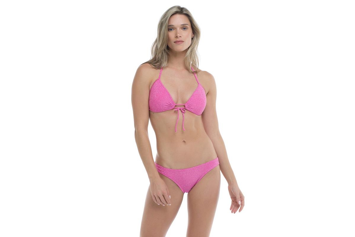 Sparkle Bikini Bottom - Pink