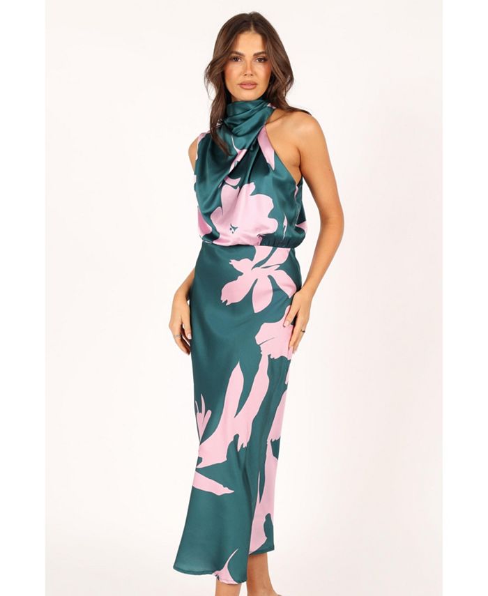 Petal and Pup Anabelle Halter Neck Midi Dress - Macy's