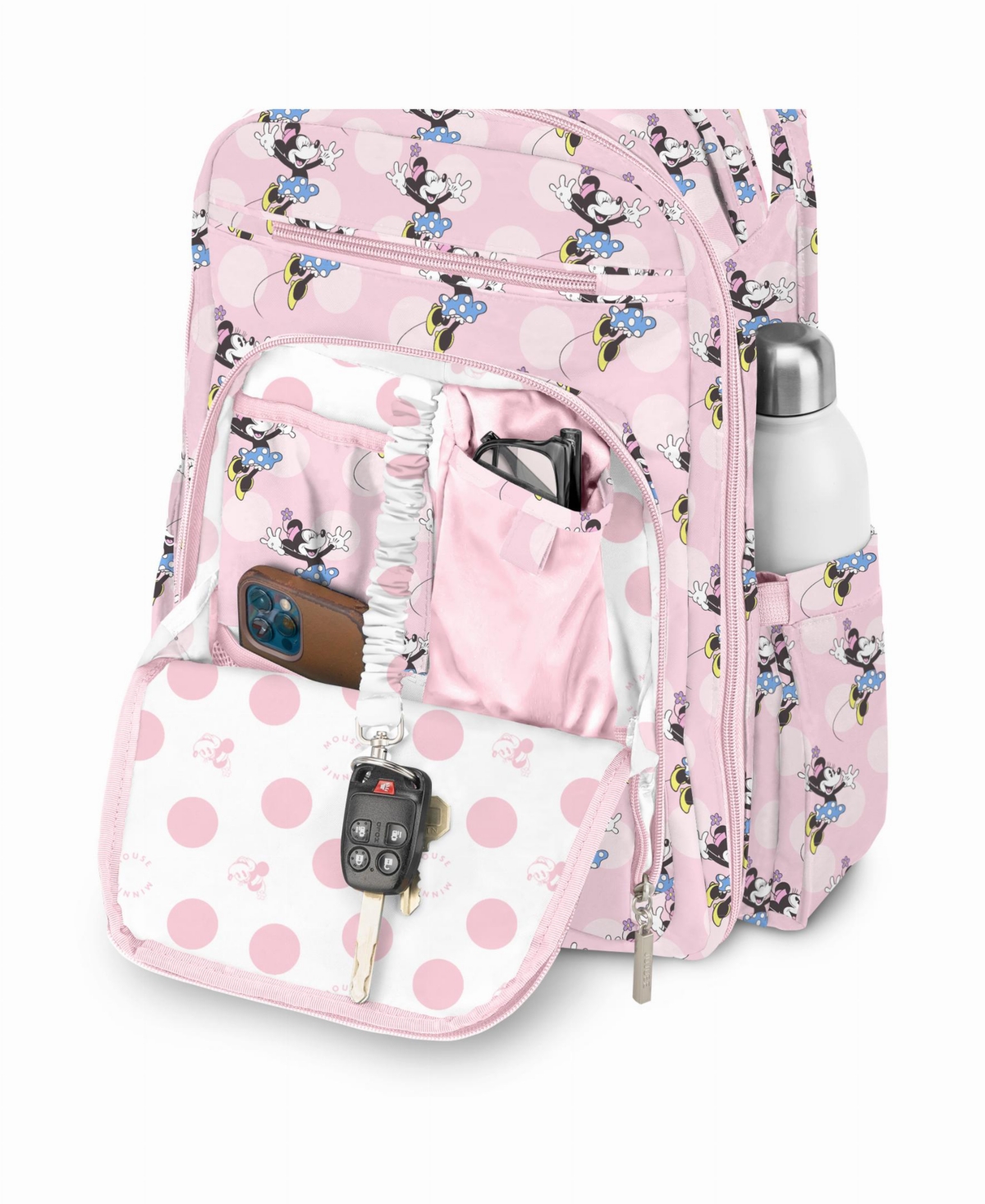 Shop Ju-ju-be Minnie Mouse Be Right Back Diaper Bag Backpack In Be More Minnie