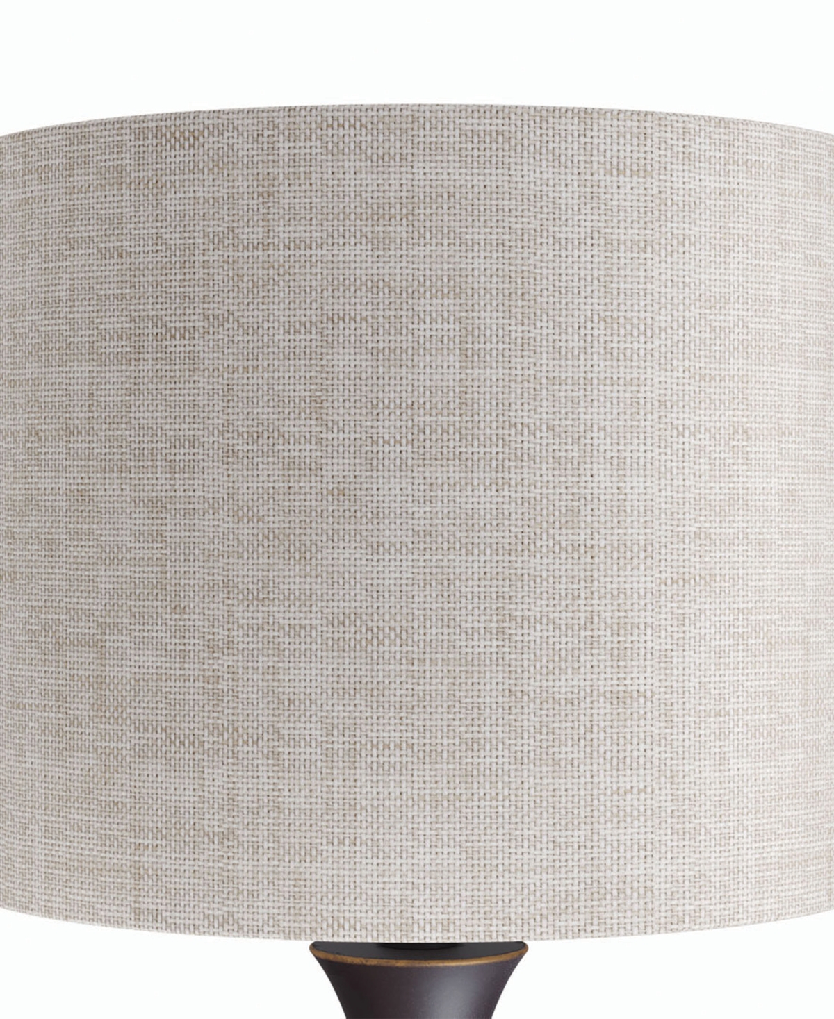 Lumisource Lenuxe 24.25" Metal Table Lamp In Bronze,natural Tan