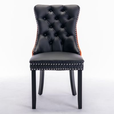 Contemporary Tufted Upholstered Dining Chairs Set
