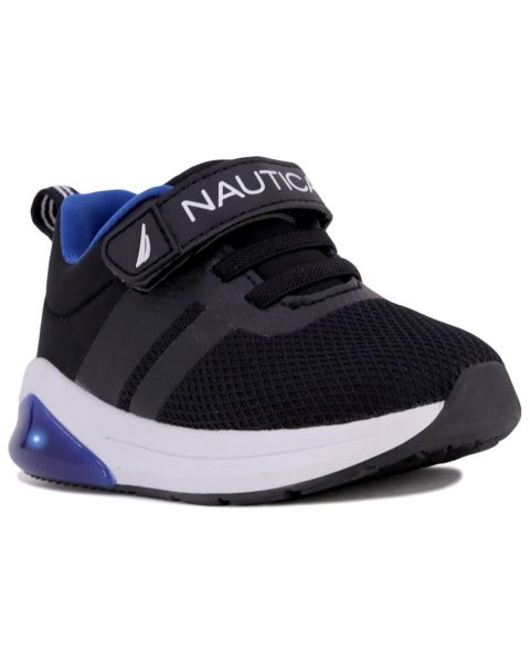 Кроссовки Nautica Towhee Buoy Lights T Athletic Sneaker для мальчиков-малышей, цвет: Чёрный / Кобальтовый