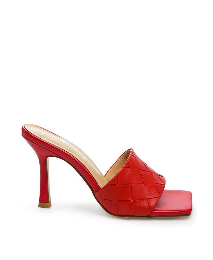 London Rag Carmen woven strap mid heel sandals Macy's